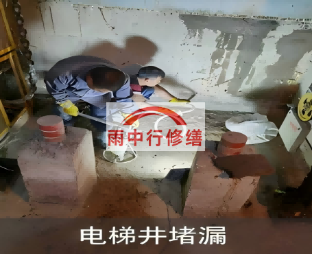 唐山星雨华府电梯井堵漏案例
